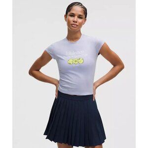 Lululemon Organic Cotton Baby Tee Graphic Serene Blue XL